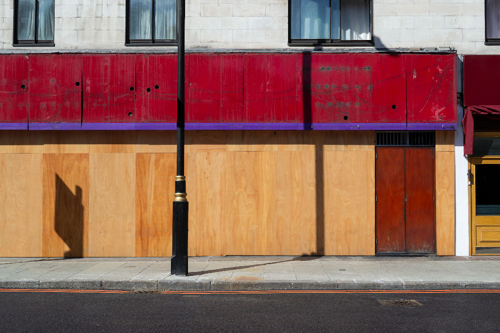 Wall 2523 — Hoarding board mockup surface