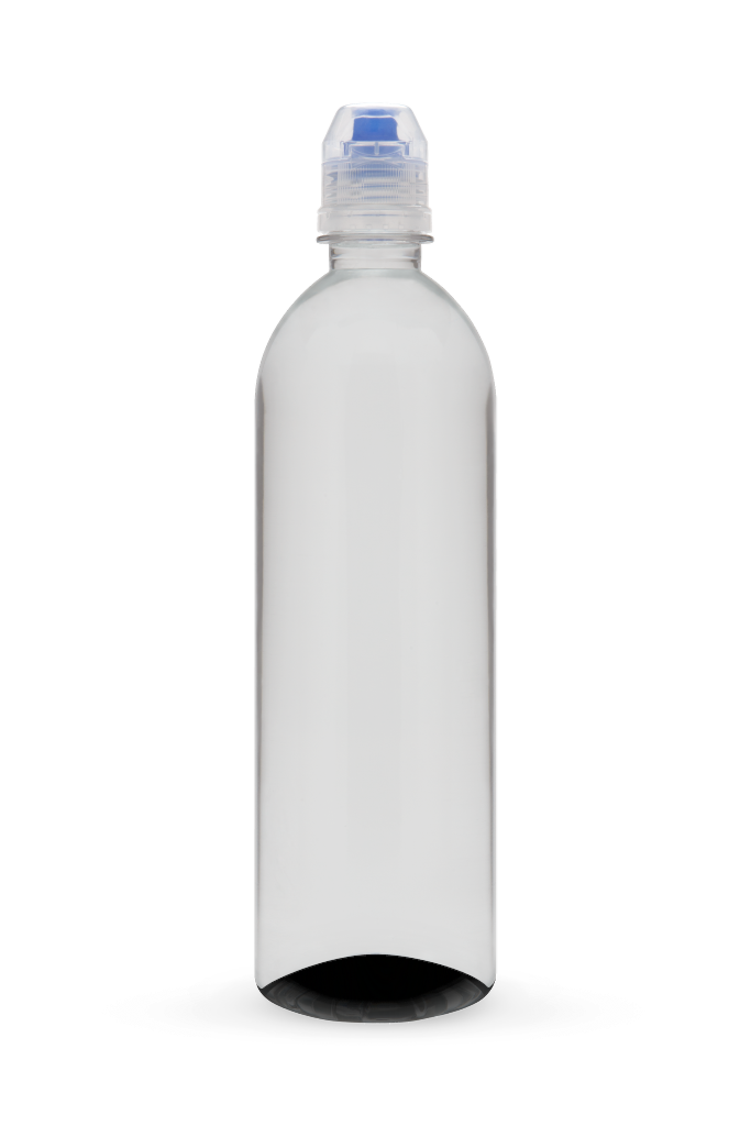 Bottle 0903 — Clear plastic mockup surface