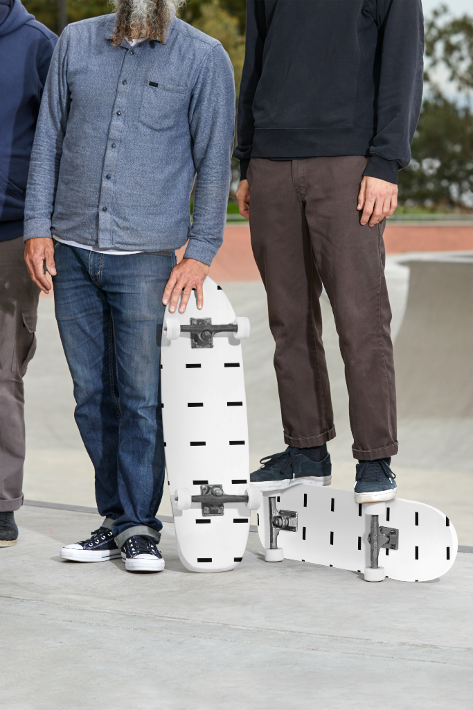 Skateboard 1670 — Multiple mockup surface