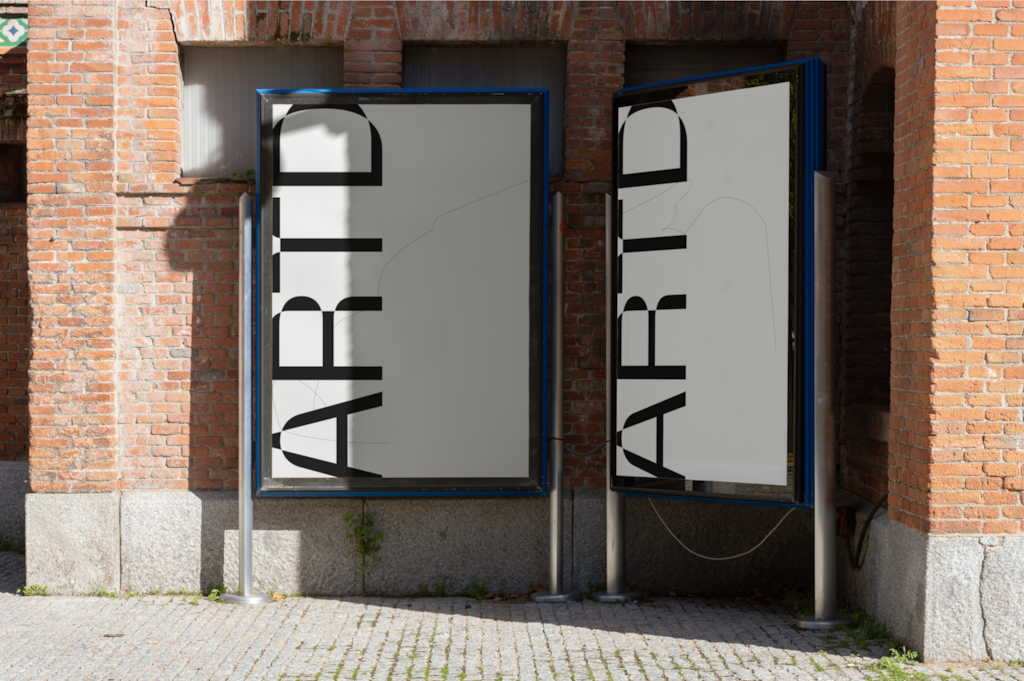 Poster C04 042 — Freestanding, dual mockup surface