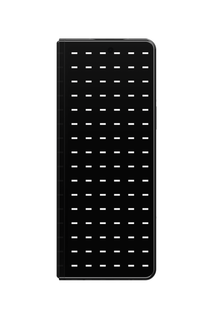 Display 2641 — Phone, Black, Outside mockup surface