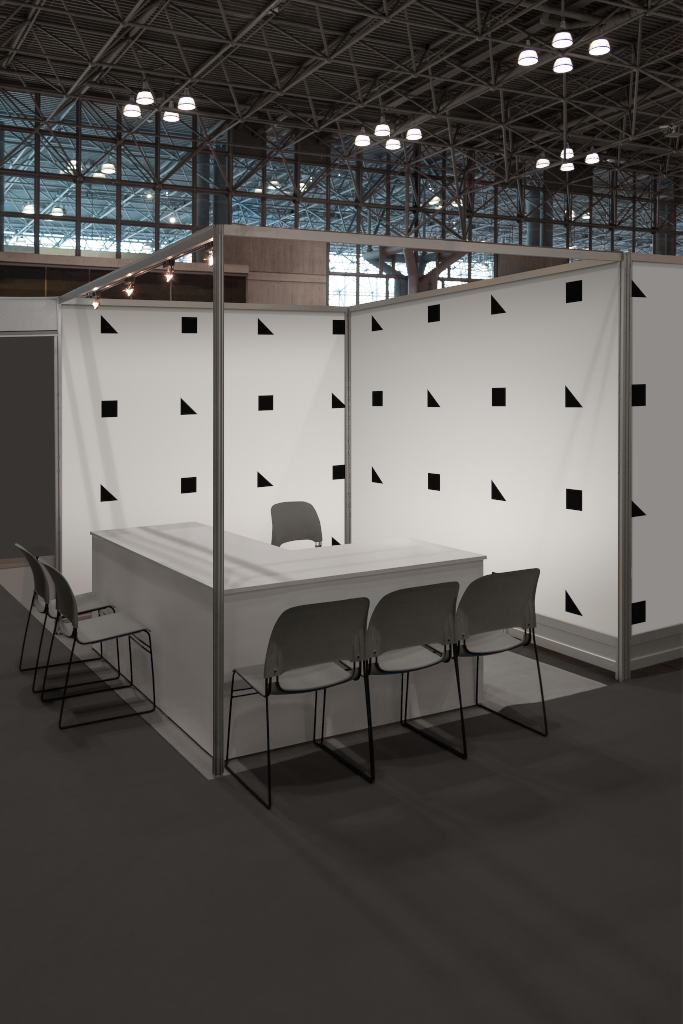 Wall 1416 — Trade show booth mockup surface