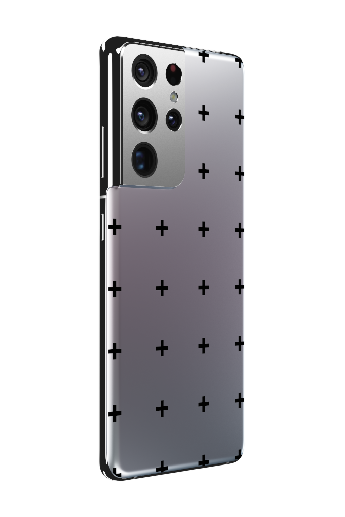 Object 2366 — Phone, silver vertical mockup surface