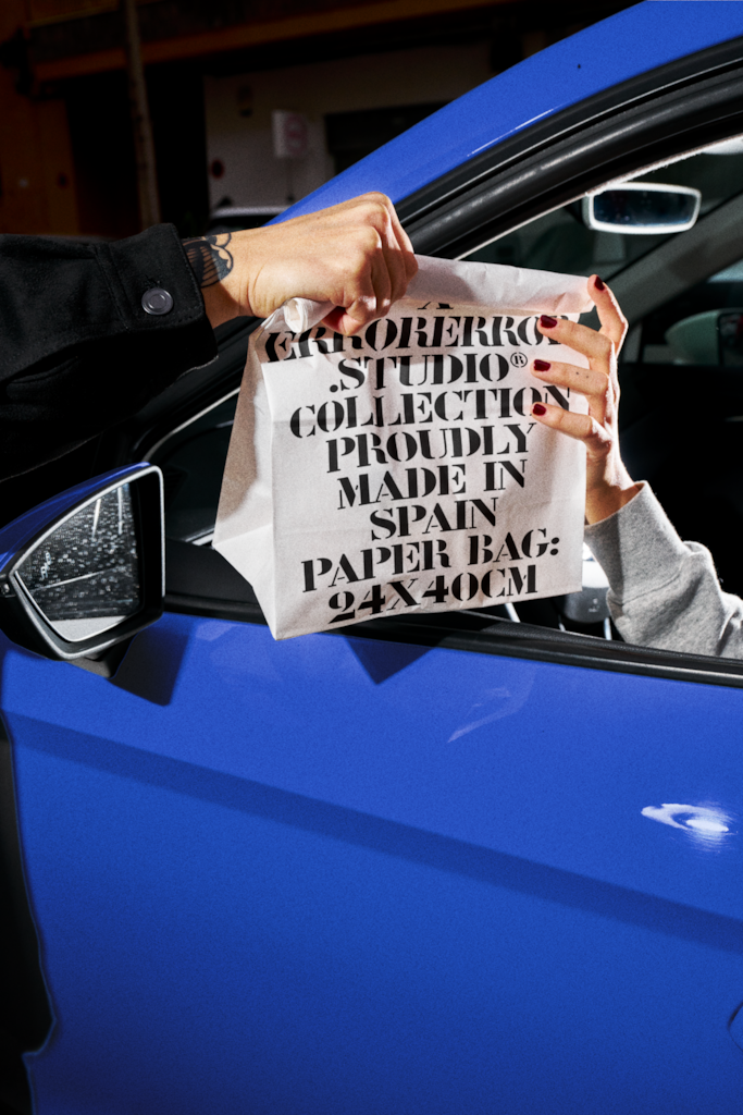 PSCv1 Paper Bag 02 — Held mockup surface