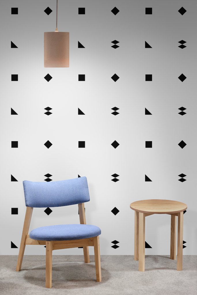 Wall 1454 — With chair mockup surface