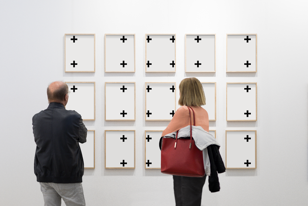 Print 2116 — Multiple, framed, on wall mockup surface