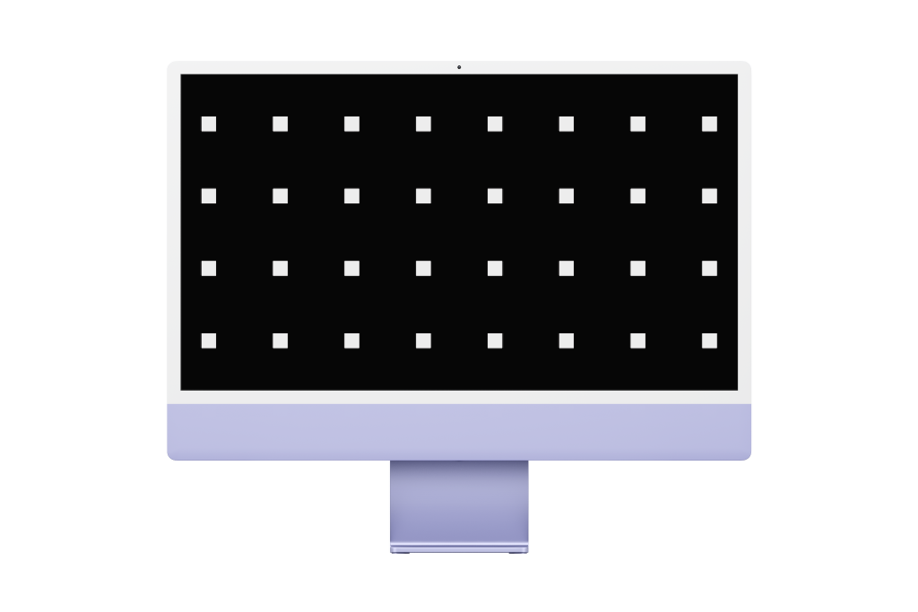 Display 2441 — 24-inch, purple mockup surface