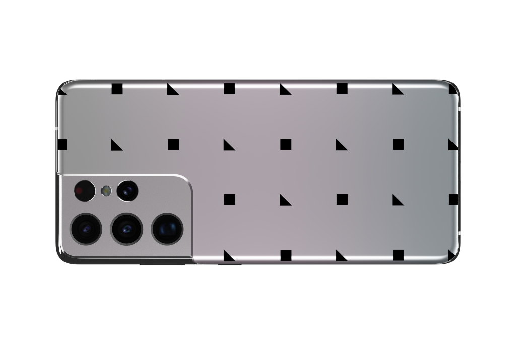 Object 2355 — Phone, silver horizontal mockup surface