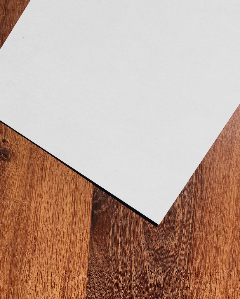 Letterhead 2145 — On table mockup surface