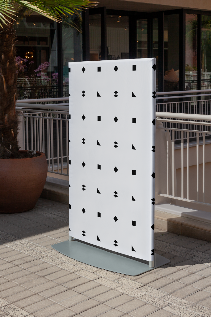 Sign 1812 — Standee mockup surface