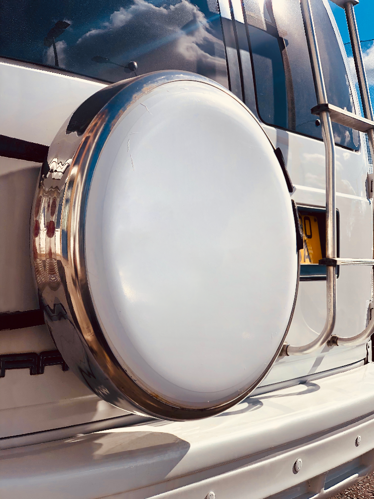 Object 2525 — Spare tire cover mockup surface