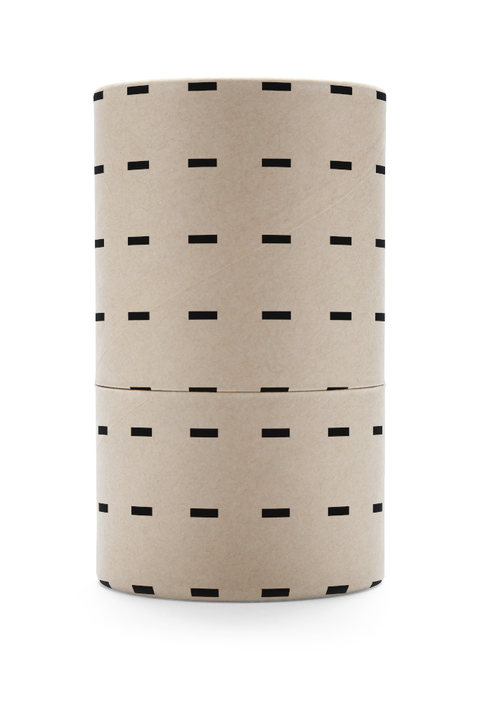 Container 0660 — Cardboard tube mockup surface