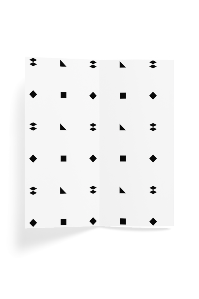 Brochure 1313 — Z-fold, partially open mockup surface