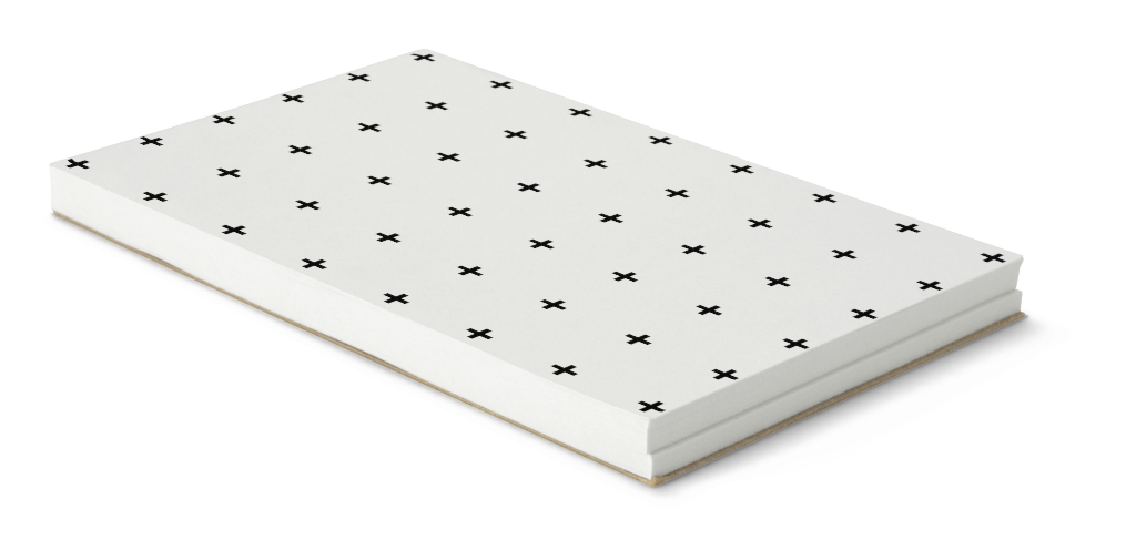 Note Pad 0026 — White mockup surface