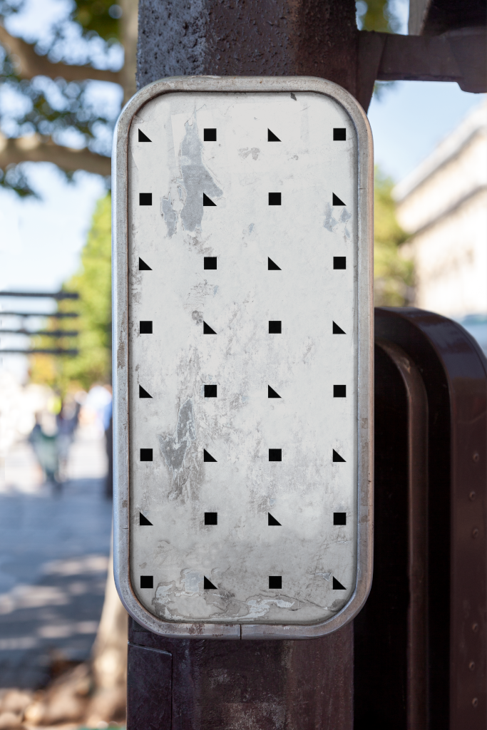 Sign 1926 — On post mockup surface