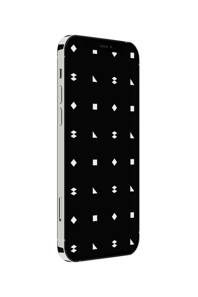 Display 2246 — Phone, silver vertical mockup surface