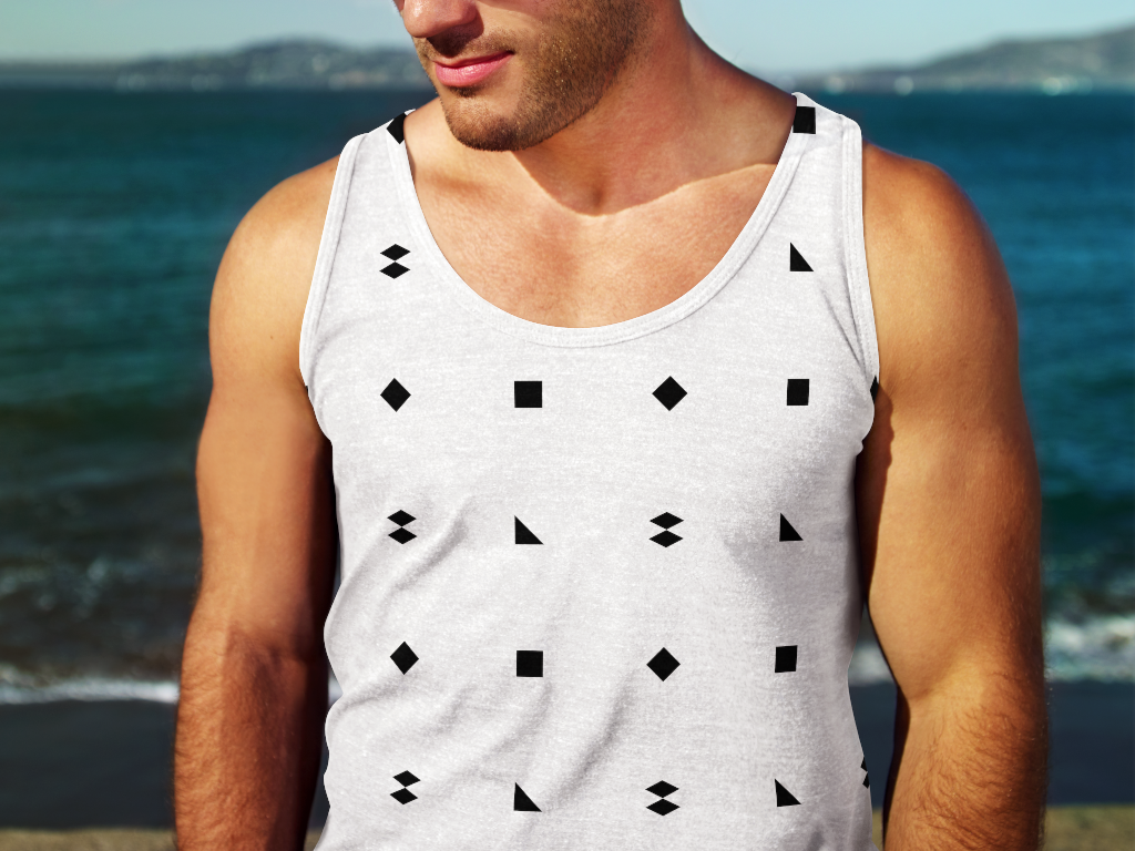 Shirt 1680 — Tank top mockup surface