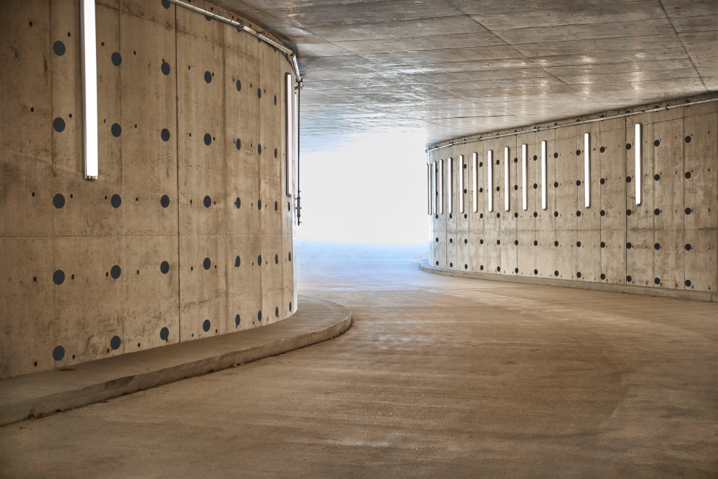 Wall 2275 — Parking garage mockup surface