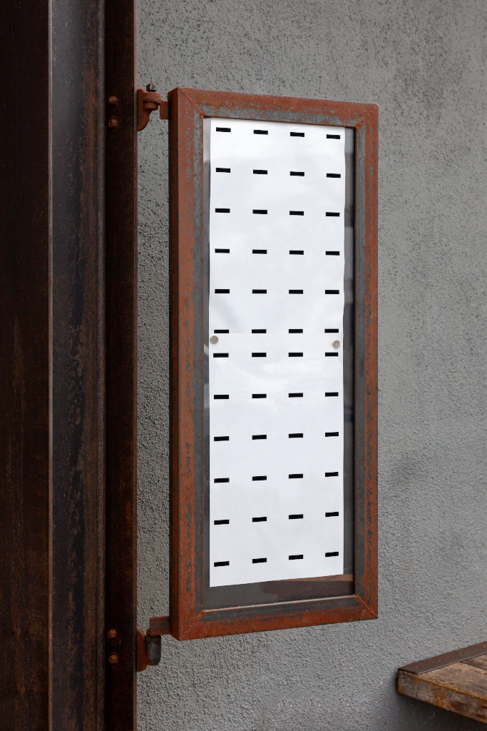 Flyer 1831 — Menu mockup surface