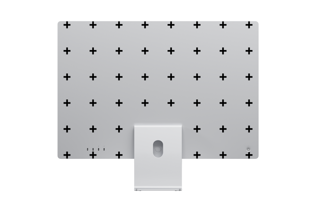 Object 2444 — 24-inch, silver mockup surface