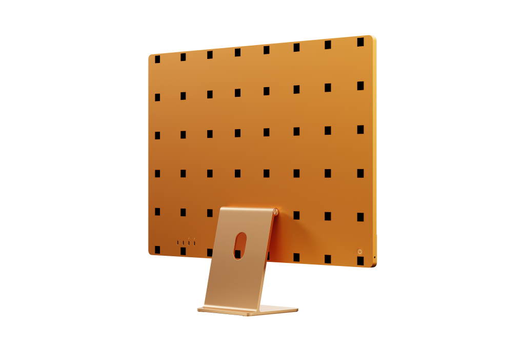 Object 2451 — 24-inch, yellow mockup surface