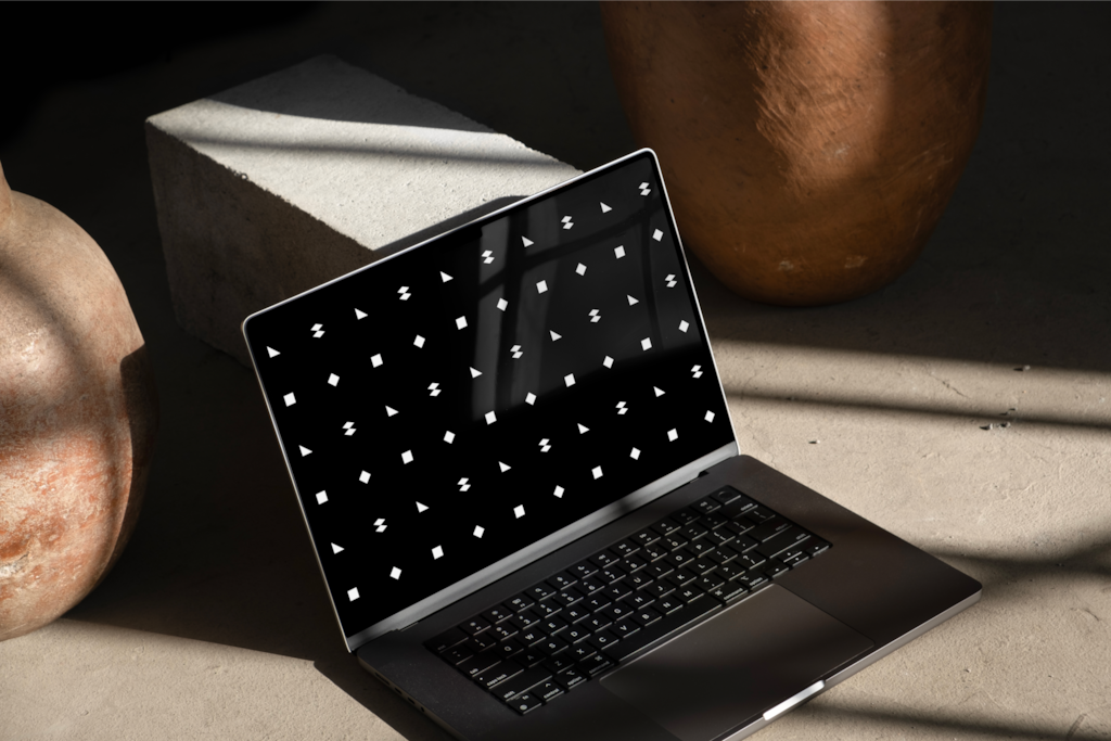 Macbook C05-058 — 16-inch laptop mockup surface