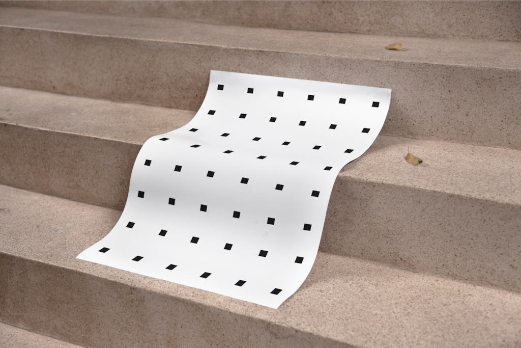 Poster C03 017 — On steps mockup surface