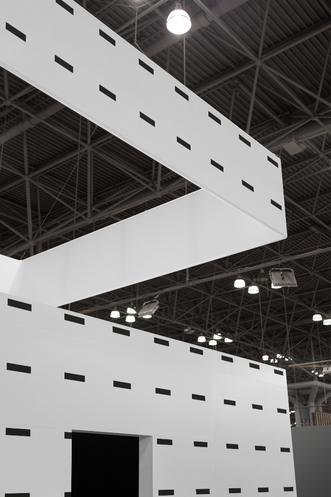 Banner 1563 — Trade show, square hanging mockup surface