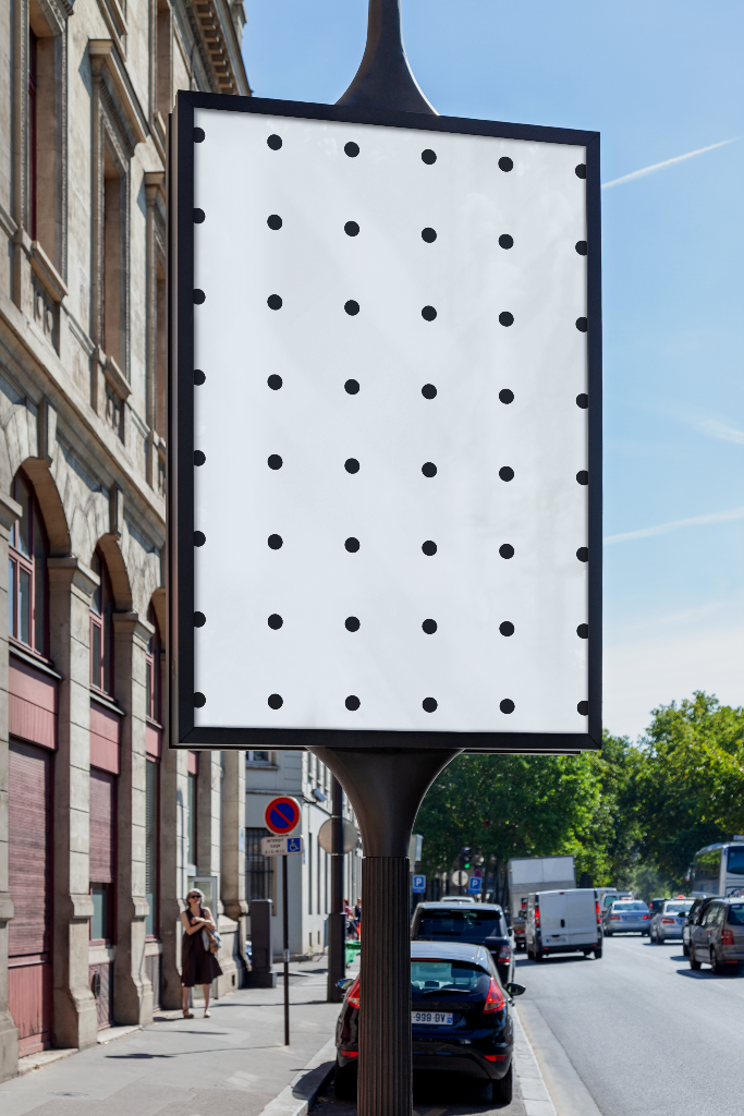 Poster 1888 — Freestanding mockup surface