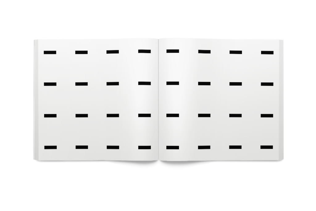 Magazine 0406 — Open, square mockup surface