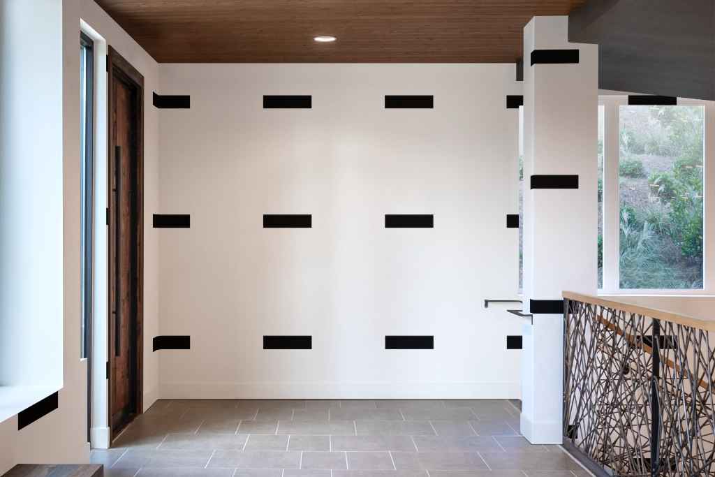 Wall 2012 — With staircase mockup surface