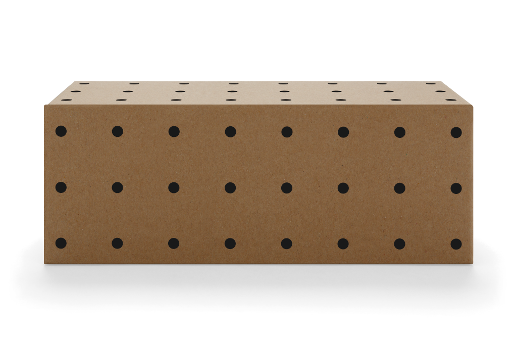 Box 0788 — Cardboard, horizontal mockup surface