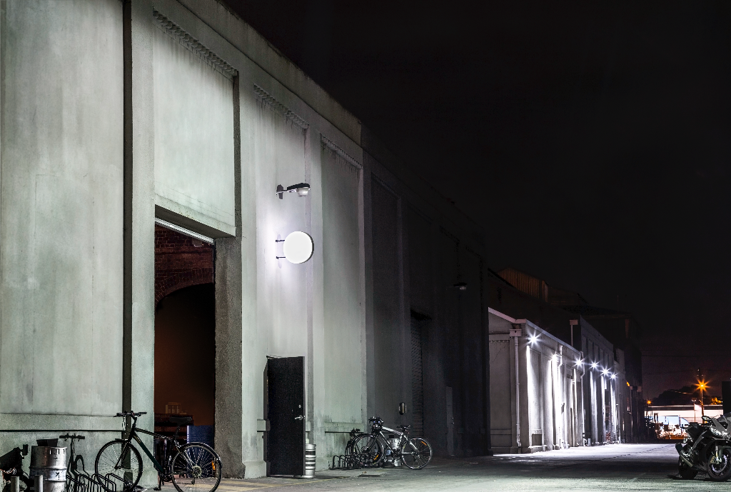 Building 2132 — Wall, with sign mockup surface