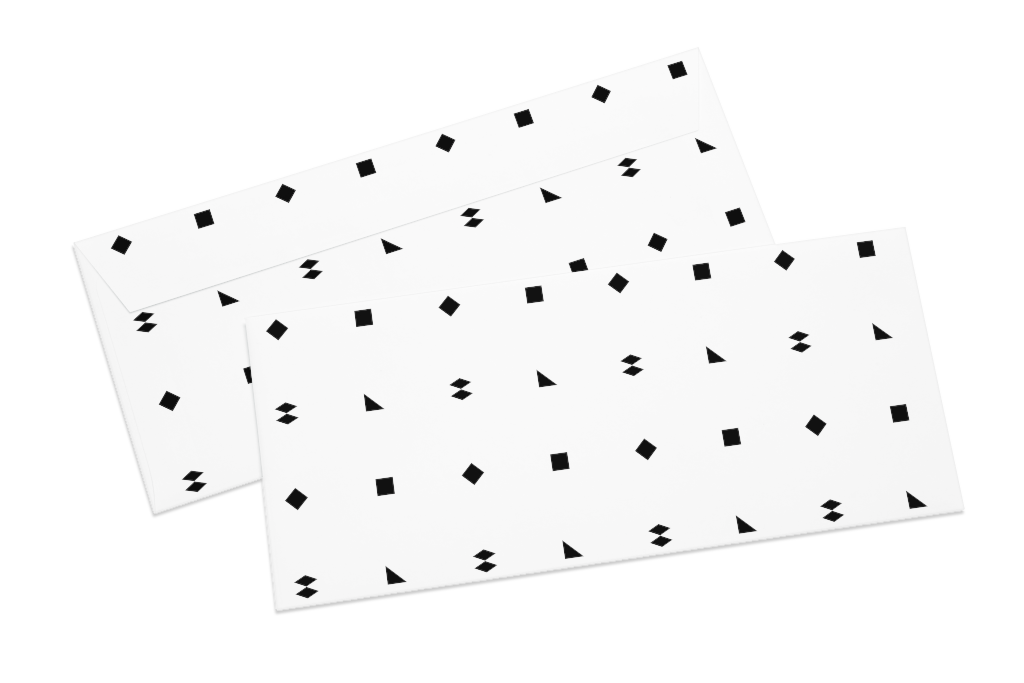 Envelope 0436 — Com10, double mockup surface