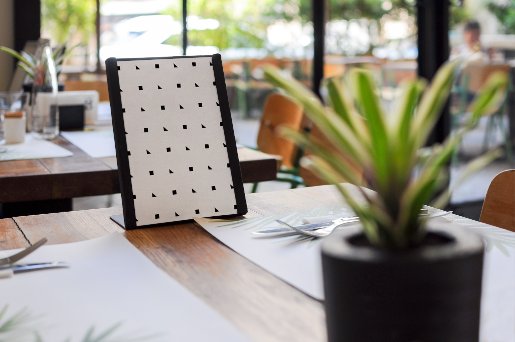 Flyer 2200 — Framed, on table mockup surface