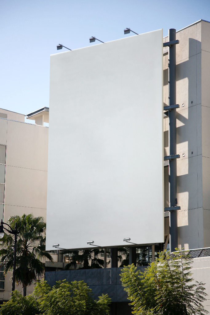 Billboard 2562 — On building mockup surface