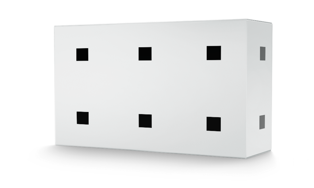 Box 0498 — Xwide, 2x depth mockup surface