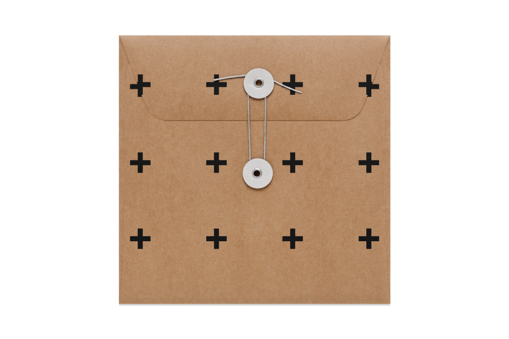Envelope 0793 — Kraft square, back mockup surface