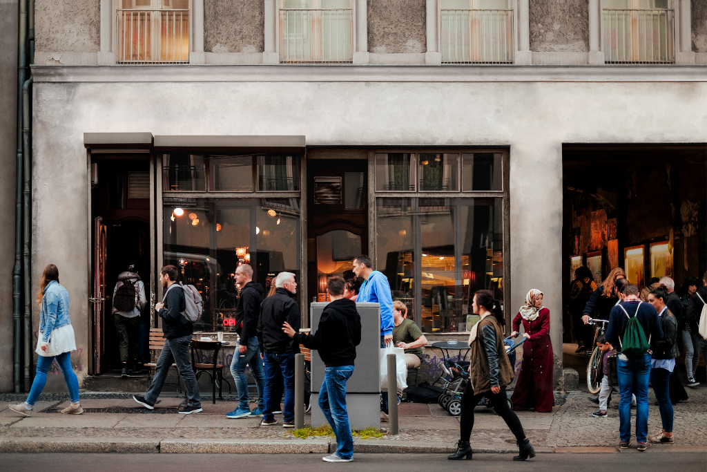 Storefront 1987 — Window glass, multiple mockup surface