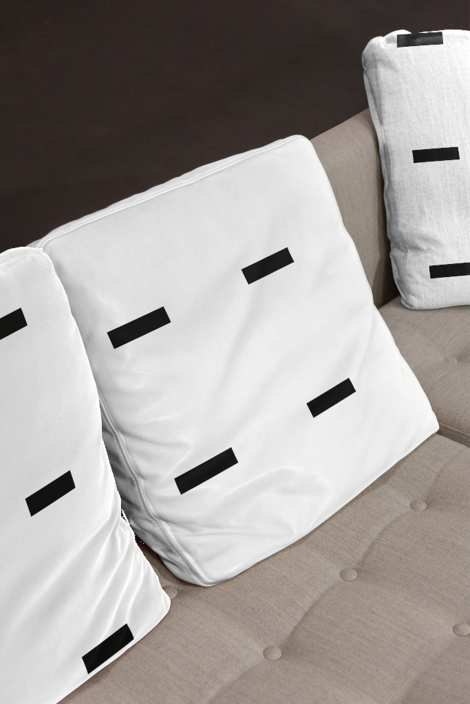 Furniture 1365 — Couch, with pillows mockup surface