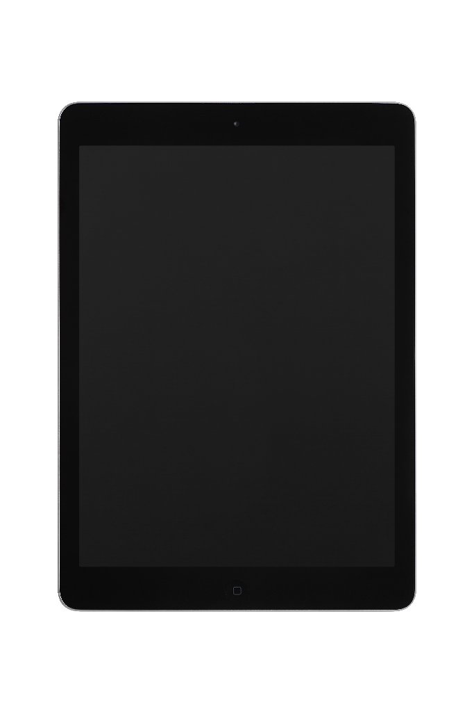 Display 0809 — Tablet, standing vertical mockup surface