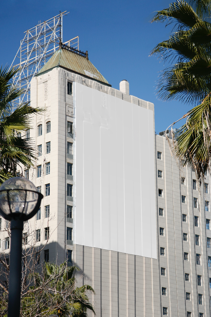 Billboard 2560 — On building mockup surface