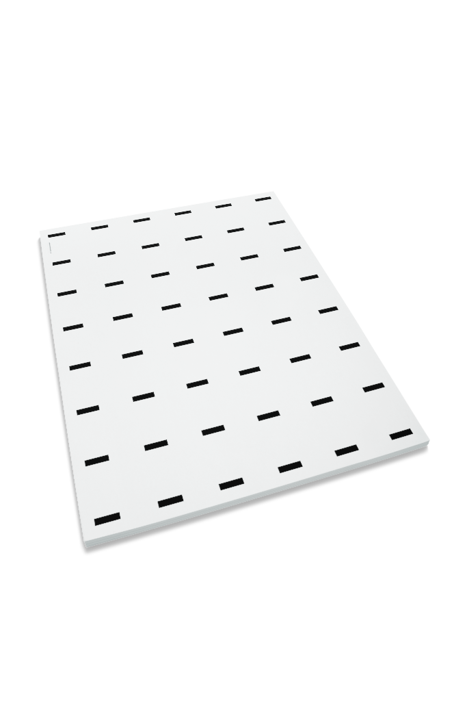 Booklet 0267 — Stapled corner, closed mockup surface