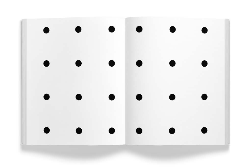 Book 1008 — Hardcover, no jacket, open mockup surface