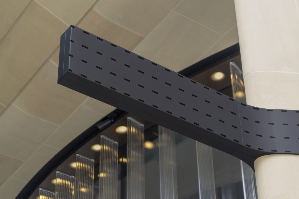 Sign 2306 — On building mockup surface