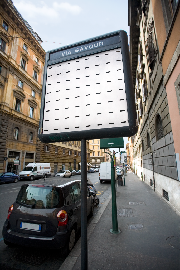 Billboard 0150 — Backlit mockup surface