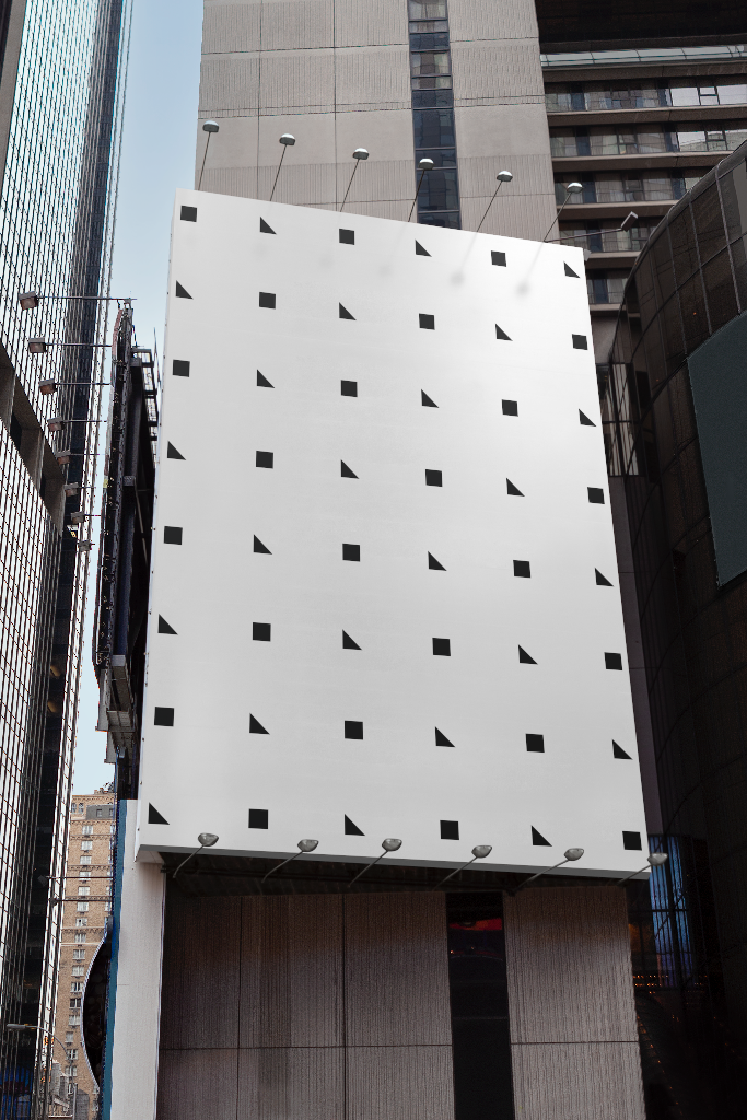 Billboard 2554 — On building mockup surface