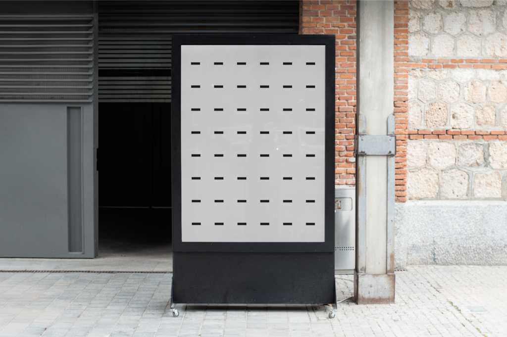 Poster C04 049 — Freestanding mockup surface