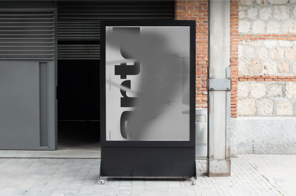 Poster C04 049 — Freestanding mockup surface