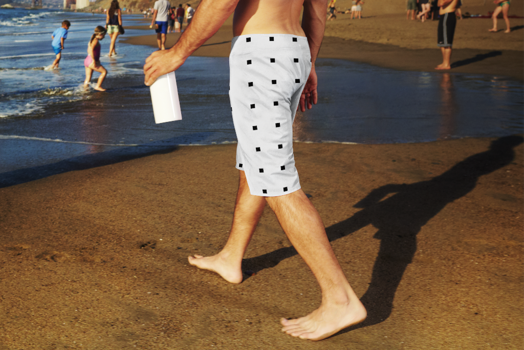 Clothing 1681 — Board shorts mockup surface